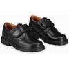 Black Leather Boy Classic School Shoes - Dress Shoes - 3