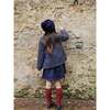 Navy Check Gabriella Girl Jacket - Coats - 4