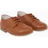 Tan Leather Toddler Inglesito Ceremony Shoes - Dress Shoes - 2