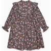 Navy Floral Laurelia Girl Empire Dress - Dresses - 4