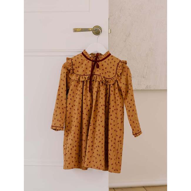 Caramel Floral Vela Girl Empire Dress - Dresses - 5