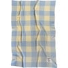 Vichy Organic Cotton Blanket, Blue & Mist - Blankets - 1 - thumbnail