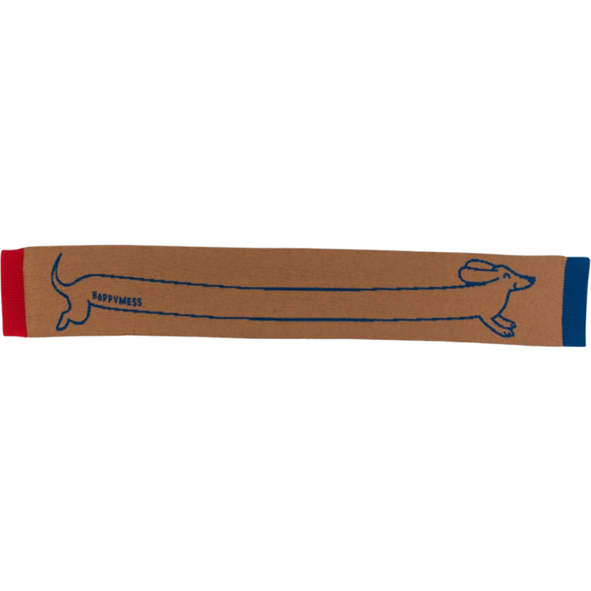 Merino Wool Scarf, Dachshund - Scarves - 1