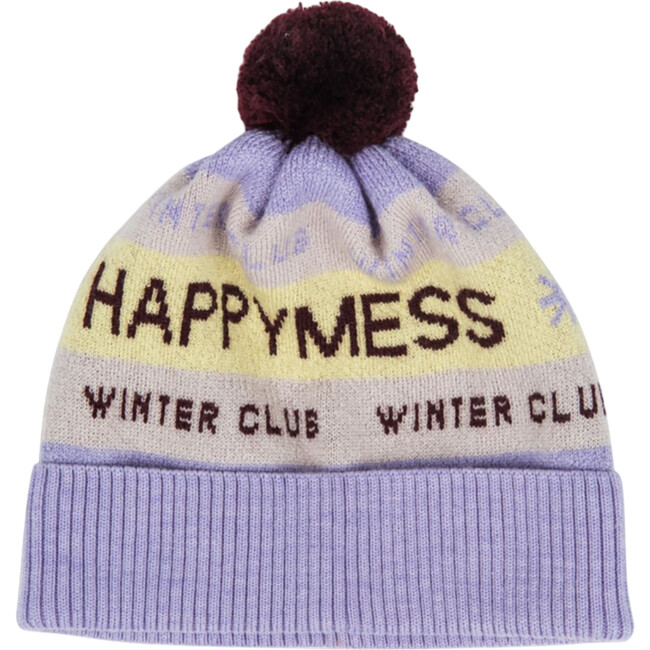 Merino Beanie Hat, Winter Club