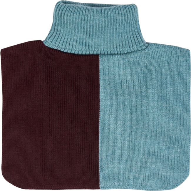 Merino Neck Warmer, Burgundy Frost