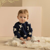 Star Sweater Top & Pant Set, Navy - Mixed Apparel Set - 2