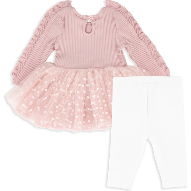 Tutu Top & Legging Set, Pink - Mixed Apparel Set - 3