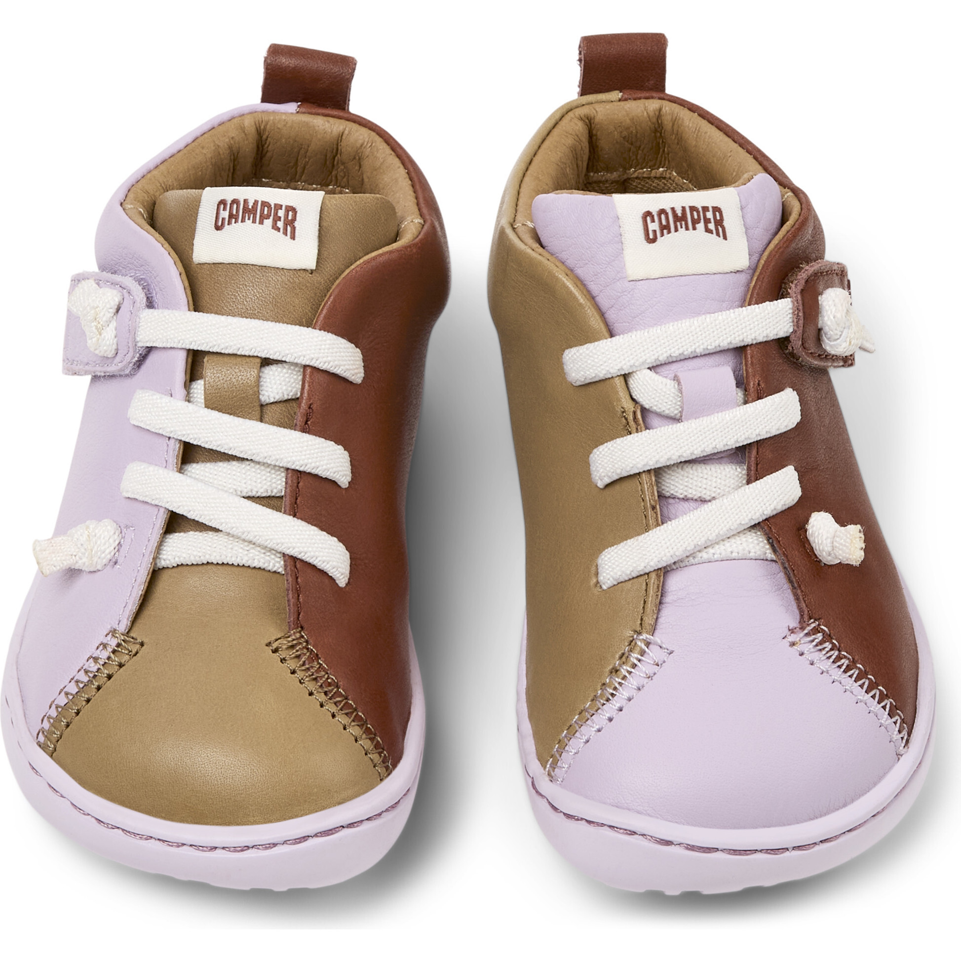 Kids Twins Ankle Boots, Purple Multicolors - Boots - 1