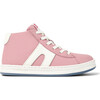 Kids Runner Four Velcro Strap Sneakers, Medium Pink - Sneakers - 3