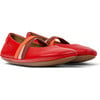 Kids Right Ballerina Flats, Bright Red - Flats - 2