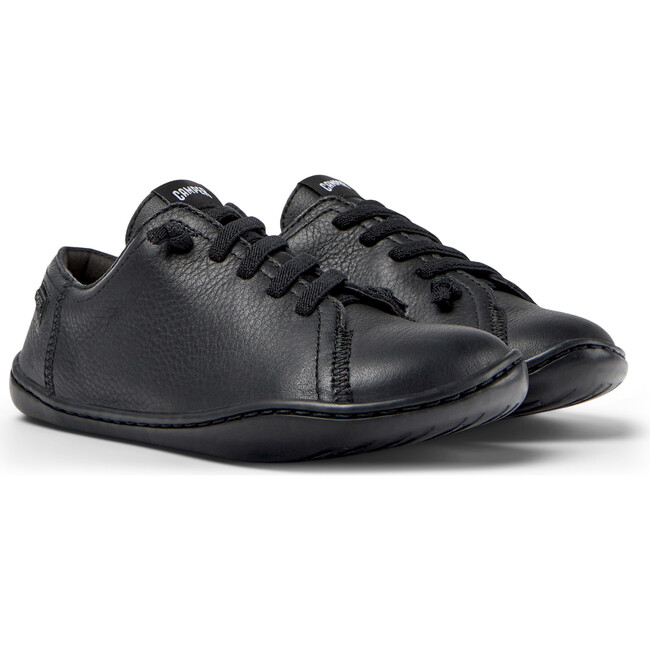 Kids Peu Lace Up Sneakers, Black - Sneakers - 2