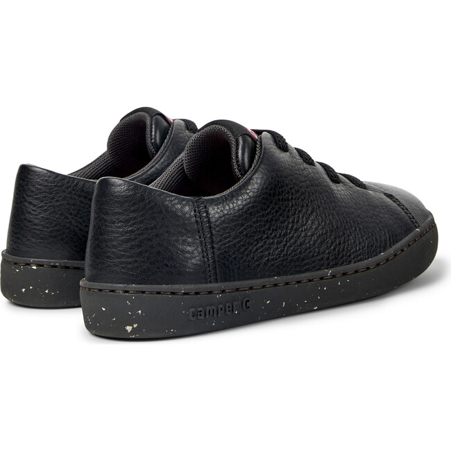 Kids Peu Touring Leather Sneakers, Black - Sneakers - 5