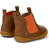 Kids Peu Leather Ankle Boots, Brown - Boots - 5