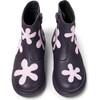 Kids Duet Twins Boots Flowers, Pink & Black - Boots - 1 - thumbnail