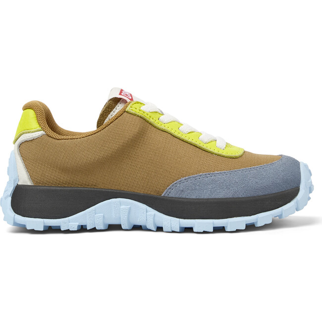 Kids Drift Trail Leather & Nubuck Vintage Twins Sneakers, Medium Brown - Sneakers - 3