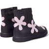 Kids Duet Twins Boots Flowers, Pink & Black - Boots - 5
