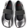 Girls Right Ballerina Flats, Dark Grey - Flats - 1 - thumbnail