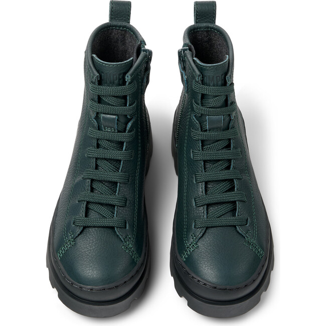 Kids Brutus Boots, Dark Green