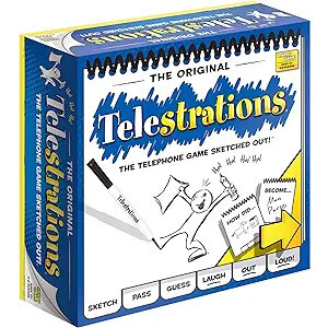 USAopoly: Telestrations Original - Family Drawing Board Game