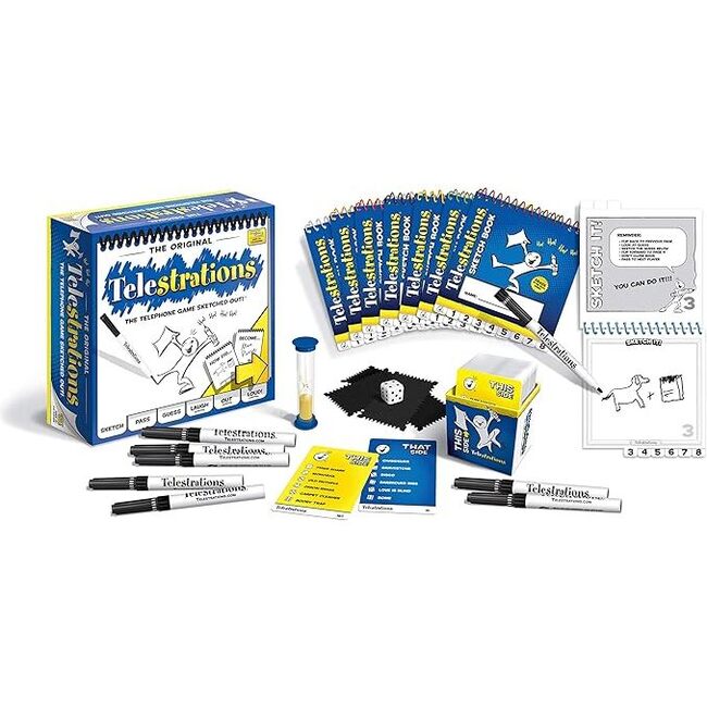 USAopoly: Telestrations Original - Family Drawing Board Game - Games - 2