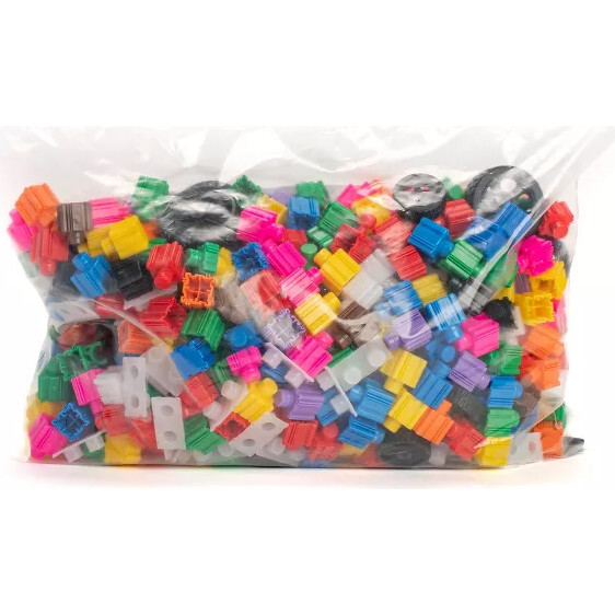 Snapo: Epic Builder's Kit - 550 pcs - Colorful Blocks & Wheels - Blocks - 2