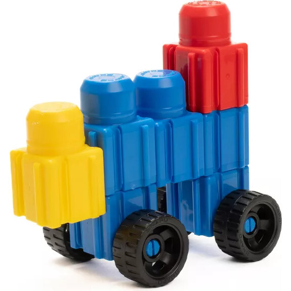 Snapo Jr. Starter Set - 25 pcs - Colorful Blocks & Wheels - Blocks - 2