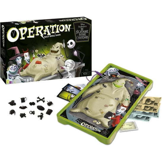 OPERATION: Disney The Nightmare Before Christmas - Collectible Silly Skill Board Game