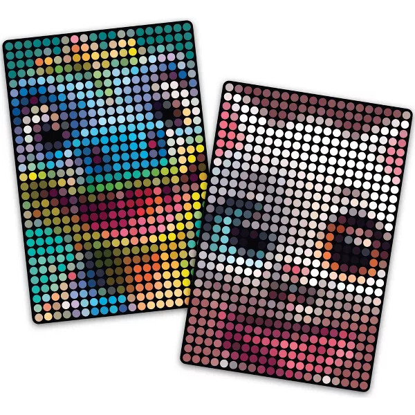 Make It Real: Stamp To Reveal: 2 Characters - Cool Cat & Smily Dino - Arts & Crafts - 2