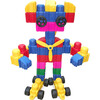 Snapo Jr. Mega Builder's Kit - 125 pcs - Colorful Blocks & Wheels - Blocks - 1 - thumbnail