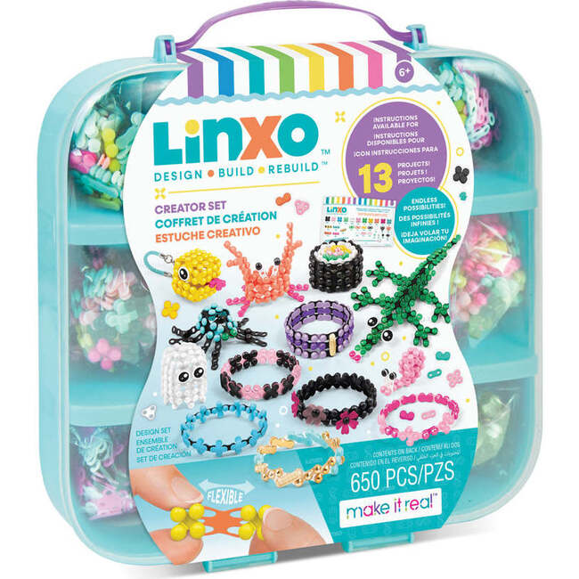 Make It Real: LinXo Creator Set - 650 pcs, DIY 13 Projects