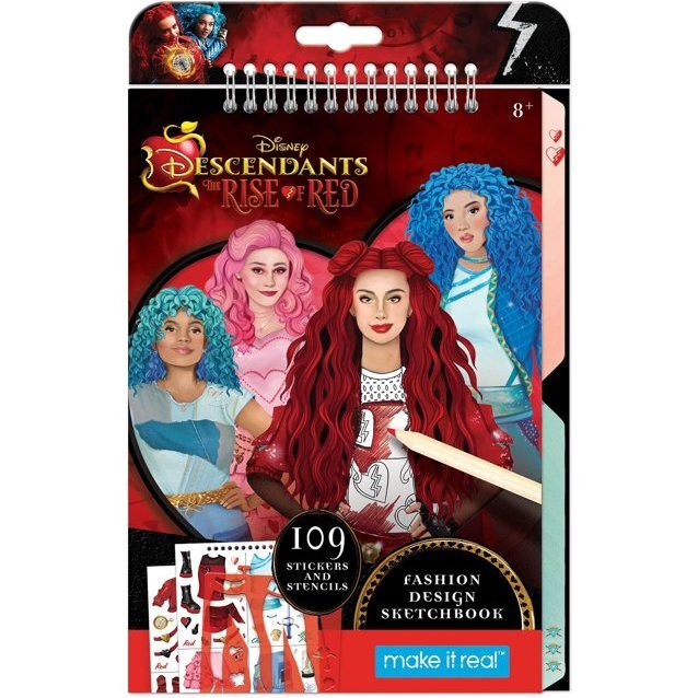 Make It Real: Descendants 4 Rise Of Red Fashion Design Sketchbook