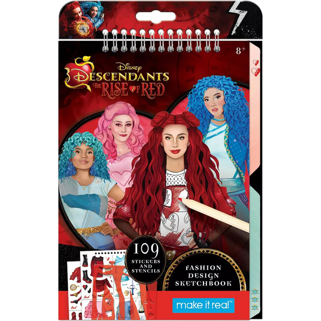 Make It Real: Descendants 4 Rise Of Red Sketching Set