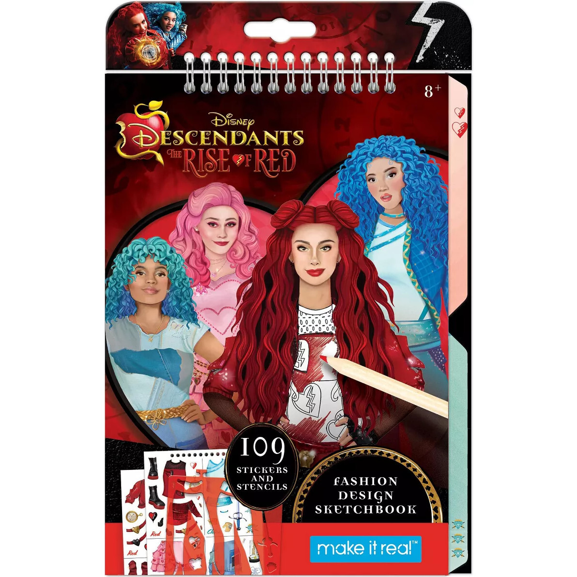 Make It Real: Descendants 4 Rise Of Red Sketching Set - Arts & Crafts - 1