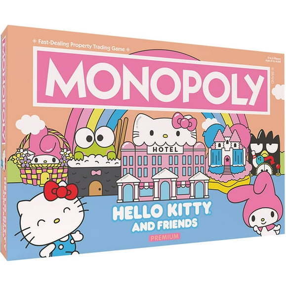 MONOPOLY: Hello Kitty & Friends - Collectible Licensed Edition, Strategy Board Game