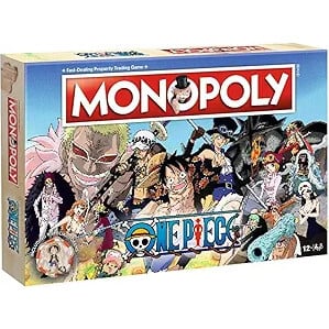 MONOPOLY: One Piece - Collectible Licensed Edition, Strategy Board Game