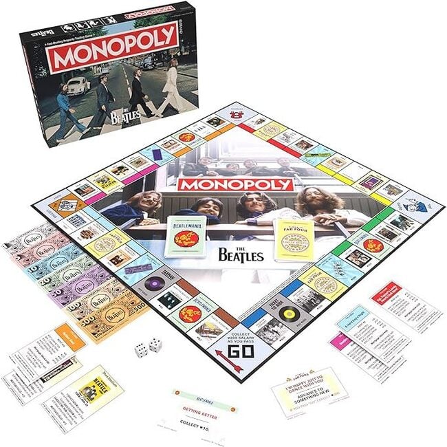 MONOPOLY: The Beatles - Collectible Licensed Edition, Strategy Board Game - Games - 2