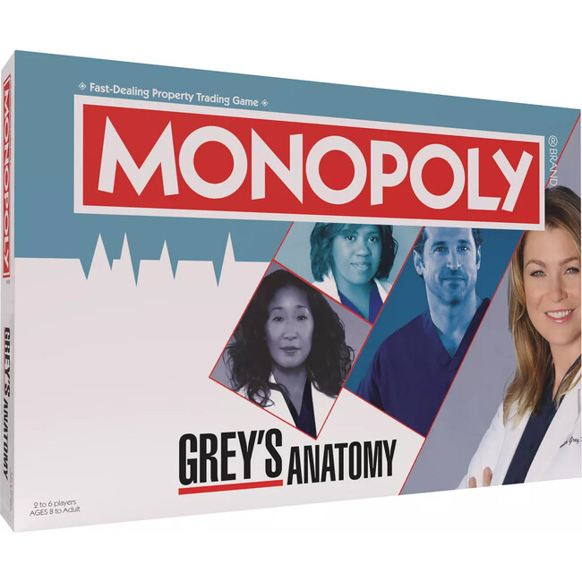 MONOPOLY: Grey's Anatomy - Collectible Licensed Edition, Strategy Board Game