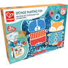 Hape: Sponge Painting Fun - 24pcs, 6 Activities Art Set - Painting - 2