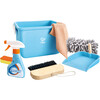Hape: Scoot-Around Clean Up Bucket Set - 7pc - Role Play Toys - 1 - thumbnail