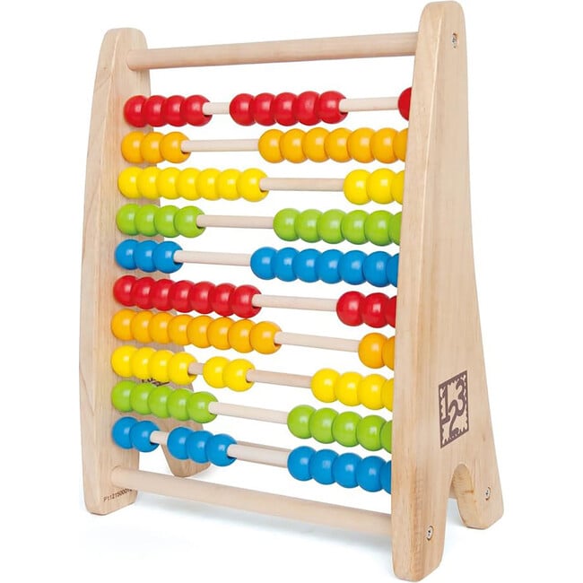 Hape: Rainbow Bead Abacus - Colorful Wooden Counting Toy