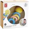 Hape: Rattling Rings Teether - Movable Teething & Rattle Shake Sensory Toy - Developmental Toys - 3