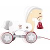 Hape: Pull Along Pony - White & Red - Wooden Toy - Developmental Toys - 1 - thumbnail