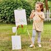 Hape: Portable Bamboo Easel - 14pc, Green & White - Arts & Crafts - 2