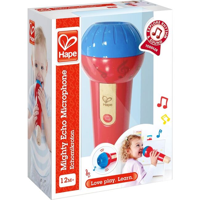 Hape: Mighty Echo Microphone - Red & Blue