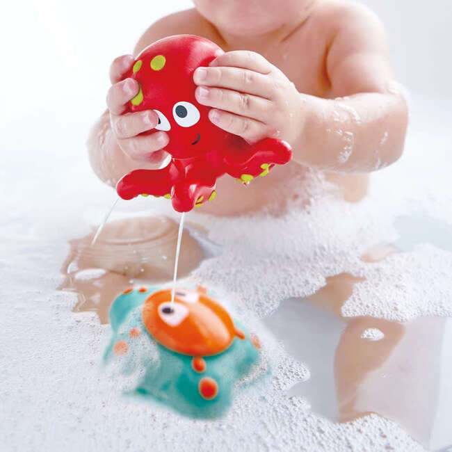 Hape: Ocean Floor Squirters - 2pc Bath Toy Set - Play Kits - 3