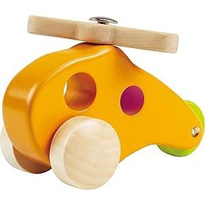 Hape: Little Copter - Yellow - Wooden Toy Vehicle Helicopter