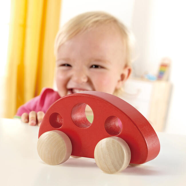 Hape: Mini Van - Red - Wooden Toy Vehicle