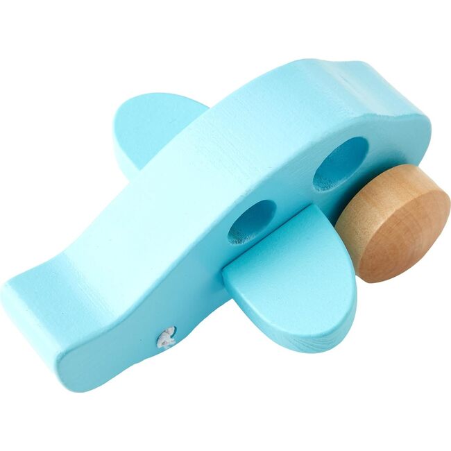 Hape: Little Plane - Blue - Wooden Toy Vehicle Airplane - Play Kits - 2