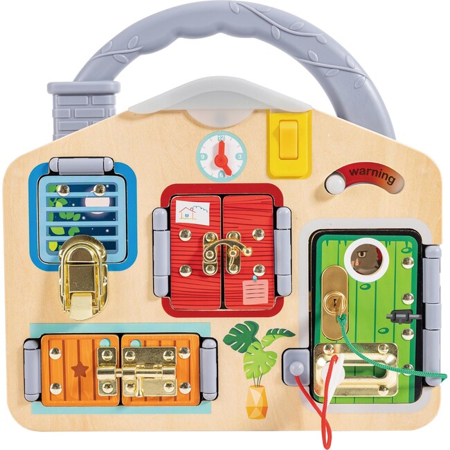 Hape: Lock & Learn Playboard - Moving Parts Toy