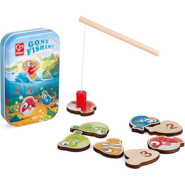 Hape: Gone Fishin'! - Kids Magnetic Fishing Game